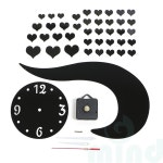굿마인드 DIY 붙이는 벽시계(블랙) 벽시계인테리어 : 좋은마인드
