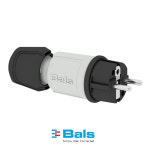 [Bals] 독일 산업용 플러그 TYP 7371 IP44 16A 230V 2P+E : IEC플러그소켓 발스코리아