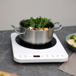 키친아트 1구 인덕션 화이트 인덕션 전기레인지 : 집어스