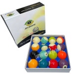 당구용품 당구공 스누커 수입 고급 대만 영국식 당구대 전용 수정수 표준테이블 (8A 수정구 블랙 8대) : 미위 스토어