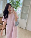 [전컬러당일]프리티영띵 Pty 로이 라운드 포켓 원피스 : 모우-MOU