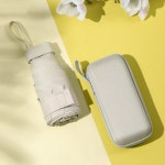 비치온 미니 5단 양산 6K 자외선차단 양산 암막 슬림 초경량 양우산 크림 : 정품판매점