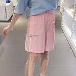 아디다스 아디컬러 삼선 카고 쇼츠 반바지 우먼스 핑크 JH1076 : 하람이즘