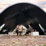 캠핑캐노피 야외 방수 캠핑 여름 암막 그늘막 아치형 : 아로하닷컴