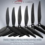 rc부품 Gemfan 1050 내구성 PC  카본 나일론 프로펠러 Cinelifter MacroQuad 액세서리 인치 3 블레이드 : 필승드론