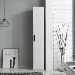 300 5단 원도어 틈새옷장 선반수납장 드레스룸인테리어 슬림옷장 : 제임스리빙홈