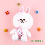 라인 프렌즈 라인프렌즈 시리즈 시팅 코니 인형 25cm : 인형의꿈