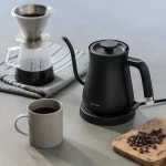 발뮤다 NEW 더 팟 전기주전자 KPT01KR-WH 화이트 600ml 전기포트 드립커피 컵라면 녹차 가정용 카페용 (국내정품, 1년 보증) : 클레디오