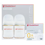더블하트 신모유실감 PPSU 트윈팩 젖병 160ml+젖꼭지1P : 맘 마트