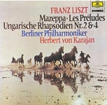 카라얀 - Karajan - Liszt Mazeppa,Les Preludes,Ungarische Rhapsodien Nr.2 & 4 LP [성음-라이센스반] [상] : 감성오디오 LPCD 스토어