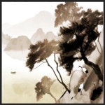 한국 동양화 수묵화 대나무 매란국죽 산수화 민속 파르텔 민화 벽지 시트지 롤스크린 유리 주점 일식 한식 : 으뜸데코