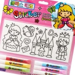 원포 글라스데코 스티커 공주만들기 유아만들기 액자꾸미기 : 원포올스토어