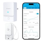 GoveeLife WiFi 게이트웨이 온도계 습도계 H5107 원격 APP 알림 알림이 있는 실외 실내 무선 온도 습도 센서 모니터 1312f 1 Gateway... 