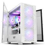 다크플래쉬 DLX21 RGB MESH 강화유리 화이트 PC케이스 : 요피씨몰
