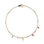 14K GOLD 주얼리오부 델리아 컬러스톤 팔찌 : 주얼리오부 OU BOU