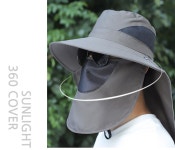 대왕햇빛가리개모자 목가리는 노가다모자 쿨링썬가드 모자 캡 : 원샵쇼핑