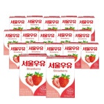 서울우유 멸균 딸기우유 200ml x 24팩 : 이띵하우스