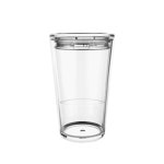 무인쇄 파티텀블러 17oz 1개입 (에코젠 냉온겸용 500ml 투명컵 오피스 파티 텀블러 리유저블 홈카페 차량용 무지 다회용 티스카페) : 티스카페
