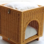 마타 등나무 큐브하우스 허니 고양이 하우스 소파 숨숨 집 스툴 : 마타상점
