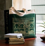 영국런던 DAUNTBOOKS 골드메탈 돈트북스 에코백 골드메탈 캔버스가방 : 틴스몰