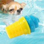 물에뜨는 강아지 장난감 반려견 물놀이 아이스크림모형 : 오늘그냥