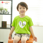 순면 반팔티 포일 하트지저스 국내산 티셔츠 남녀공동 성인 어린이 영유아 교회 주일학교 어린이집 단체티 : CGI shop