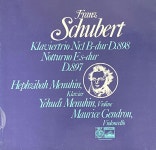 예후디 메뉴인,헵시바 메뉴인,모리스 장드롱 - Schubert Klaviertrio Nr.1 B-dur D.898 LP [독일반] [상] : 감성오디오 LPCD 스토어