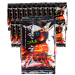 지피니 순수참숯, 700g, 20개 x 1박스 (착화제내포함) 연기 적은 바베큐숯 홈베큐 : 지피니