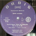 예후디 메뉴인,헵시바 메뉴인,모리스 장드롱 - Schubert Klaviertrio Nr.1 B-dur D.898 LP [독일반] [상] : 감성오디오 LPCD 스토어