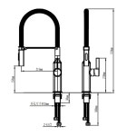 전국설치 필로토 [더죤테크] 슈티에싱크393 무광골드 주방수전 : 주식회사 갤러리하우스