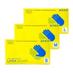 아베오 라텍스 장갑 병원용 진료용 일회용라텍스글러브 : 브라이트메디