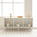 1100 오픈형책장 500 아이방책장 1단 낮은책장 3칸 수납형 : 제임스리빙홈