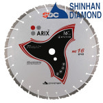 신한 ARIX 40cm 도로용 다이아몬드 마른날 아스팔트 아스콘 콘크리트 절단 절삭 날 : 우리공구