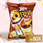 헤이지 오리온 찍먹 오감자 양념바베큐소스맛 75gX16개 1박스 감자 스낵 탕비실 과자 : 헤이지01