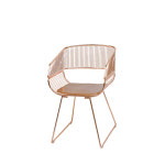 HZ990 로즈골드 스틸 체어 1color : 몽땅쇼핑m