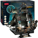 퍼즐샵 2024 LED시리즈 대형 해적선 앤여왕의 복수 522 큐빅펀 3D입체모형 배 체험 집중력 풀이 필요없는 DIY : 퍼즐마을