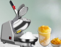 눈꽃빙수기계 중형 빙수기 카페 빙삭기 업소용 쇄빙기 얼음가는기계 과일 팥빙수기계 : 만물가판대