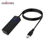 유니콘  4포트 무전원 USB3.1허브 1.8M케이블 LH-4000A : 유니콘스토어