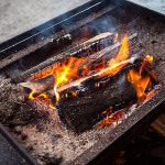 참나무로 훈연한 장작 바베큐 1등급 훈제 삼겹살 차박 캠핑 슬라이스 삼겹 숯불구이350g : 코리아푸드