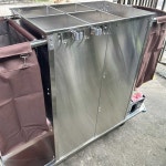 청소 카트 호텔 스텐리스 클리닝 숙박업소 저소음 A : 엘에스와이씨