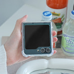 z플립5케이스 여름 물놀이 댕댕이 야옹이 범퍼 지플립5케이스 : 디테일샾