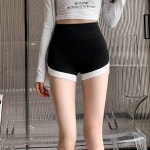 엉뽕라인 힙업 아이스쿨 3부 레깅스 반바지 하이웨스트 바이크쇼츠 피트니스라인업 여름 여성 : 발효커피