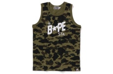 [베이프정품] 나시티 베이프 퍼스트 카모 베이프 스타 탱크 탑  BAPE 1ST CAMO BAPE STA TANK TOP : 재팬베이프스토어