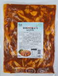 [청하유통] 매콤한 오리연탄불고기(500g)-1Box(20EA)  국내산 오리주물럭 술안주 캠핑 : 청하유통FnS