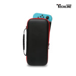 [스위치] 닌텐도 스위치 테크라인 핸들 파우치 블랙+레드 / 케이스(중고제품) : 피씨닷컴