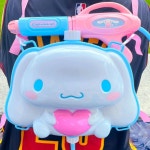 산리오 시나모롤 배낭물총 어린이 유아 유치원 물놀이 가방 워터밤 장난감 물총 어린이집 : 드림오피스 학생사