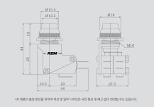 [KEM] 푸쉬버튼스위치 KP TYPE KP-16-2 KP-16-2R KP-16-2G KP-16-2Y KP-16-2B KP-16-2W : 우리에프에이