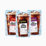 롯데칠성 칸타타 아이스 블랙커피 파우치 190ml 액상 음료 사무실 편의점 피시방 목욕탕 : 코코딜리 분당용인