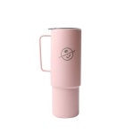 커피빈 미르 올데이 캠프컵 핸들 32oz,956ml, 스트로베리 크림,하트 2024 발렌타인MD : 바오별