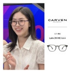 까르뱅 LYDIA 리디아 C4 그레이 있지 류진 착용 역코받침 뿔테 안경 : GLEAM EYEWEAR